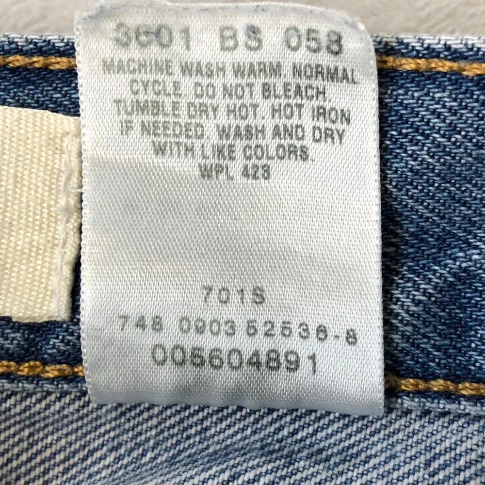 Levi's 560 Jeans Mens 36x36 Blue Y2K Medium Wash Relaxed Loose Tapered Skater